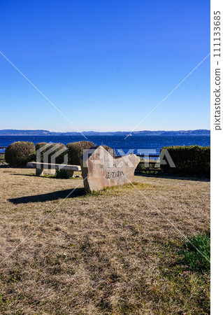 從觀音崎公園看到的東京灣浦賀海峽(神奈川縣橫須賀市) 從觀音崎公園看到的東京灣浦賀海峽(神奈川縣橫須賀市) 111133685