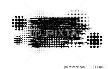 Abstract black blot object. hand drawing. Not AI, Vector illustration Abstract black blot object. hand drawing. Not AI, Vector illustration 111133860