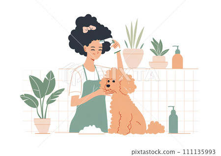 玩具貴賓犬洗髮精 111135993