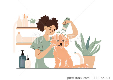 玩具貴賓犬洗髮精 111135994