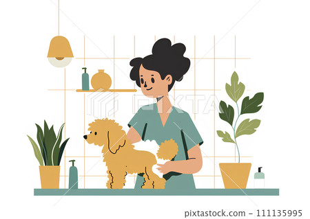 玩具貴賓犬洗髮精 111135995