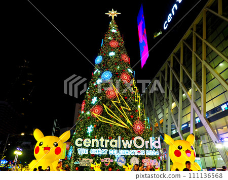 泰國曼谷中央世界廣場夜景 111136568