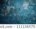 AI-generated content. Abstract pattern cracked blue paint on concrete wall. Old grunge vintage texture background. AI-generated content. Abstract pattern cracked blue paint on concrete wall. Old grunge vintage texture background. 111136570