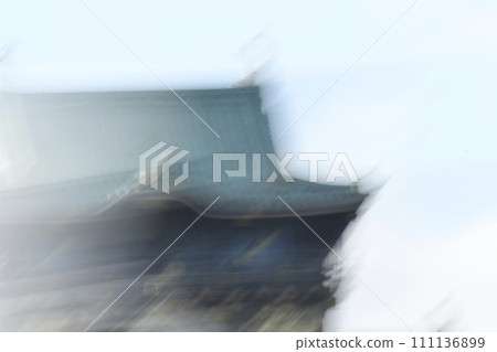 地震發生影像（大阪城公園天守閣） 111136899