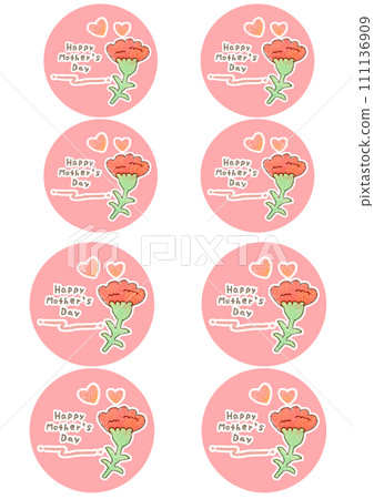Mother's Day POP illustration set Mother's Day POP illustration set 111136909