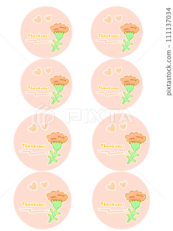 紅色康乃馨謝謝你POP 111137034