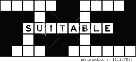 Alphabet letter in word suitable on crossword puzzle background Alphabet letter in word suitable on crossword puzzle background 111137085