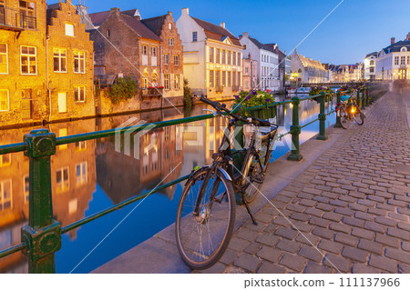 Old town of Ghent, Belgium 111137966
