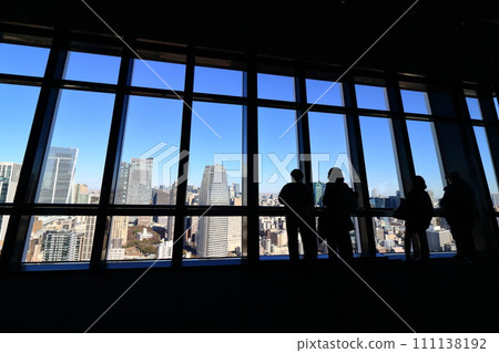 Scenery from the observation deck of Tokyo Tower 111138192