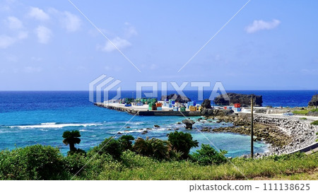 Yoron Port on Yoron Island, Kagoshima Prefecture Yoron Port on Yoron Island, Kagoshima Prefecture 111138625