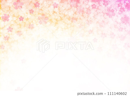 Japanese paper background with floral pattern 111140602