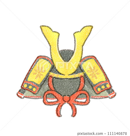 Cute illustration of hand-drawn style helmet Cute illustration of hand-drawn style helmet 111140878