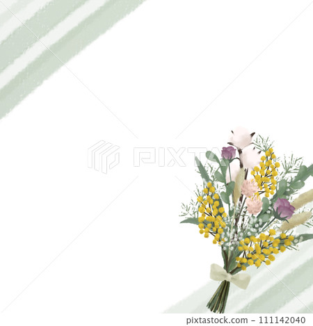 多彩花束框架含羞草 多彩花束框架含羞草 111142040