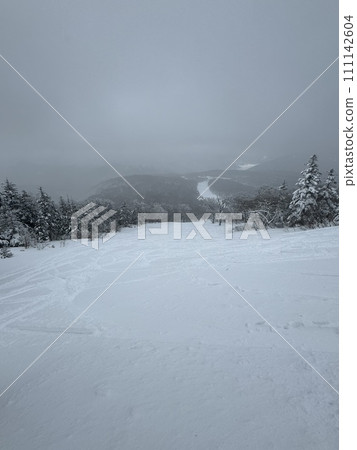 Grandeco uncompacted snow course in Fukushima Prefecture in January 2024 Grandeco uncompacted snow course in Fukushima Prefecture in January 2024 111142604