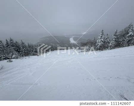 Grandeco uncompacted snow course in Fukushima Prefecture in January 2024 Grandeco uncompacted snow course in Fukushima Prefecture in January 2024 111142607