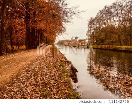 Autumnal Serenity by the Canal Autumnal Serenity by the Canal 111142736