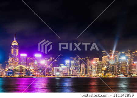 Hong Kong Victoria Harbor Symphony of Lights 111142999