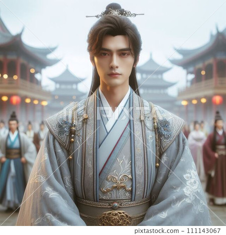 Chinese costume, man, ancient times, fairy 111143067