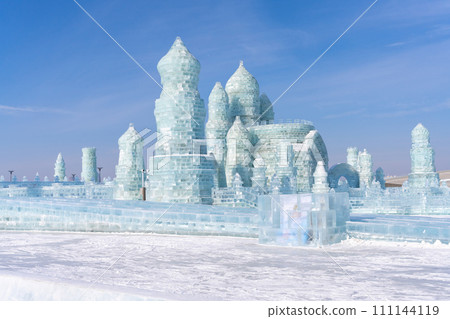 Harbin International Ice and Snow Sculpture Festival is an annual winter festival that takes place in Harbin, China. It is the world largest ice and snow festival. 111144119
