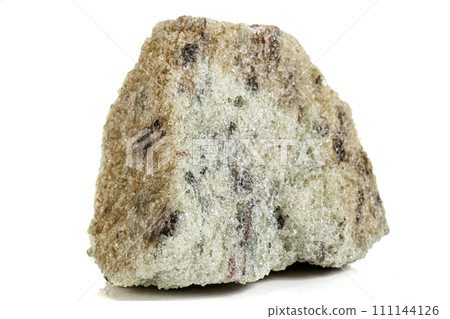 Macro stone Apatite mineral on white background Macro stone Apatite mineral on white background 111144126