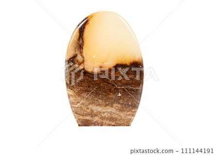 Macro stone mineral marble onyx on white background Macro stone mineral marble onyx on white background 111144191