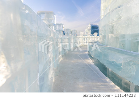 Harbin International Ice and Snow Sculpture Festival is an annual winter festival that takes place in Harbin, China. It is the world largest ice and snow festival. 111144228