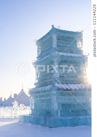 Harbin International Ice and Snow Sculpture Festival is an annual winter festival that takes place in Harbin, China. It is the world largest ice and snow festival. 111144229