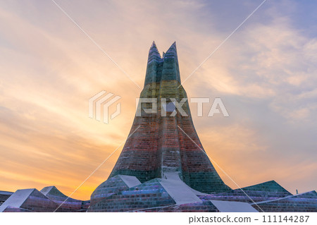 Harbin International Ice and Snow Sculpture Festival is an annual winter festival that takes place in Harbin, China. It is the world largest ice and snow festival. Harbin International Ice and Snow Sculpture Festival is an annual winter festival that takes place in Harbin, China. It is the world largest ice and snow festival. 111144287