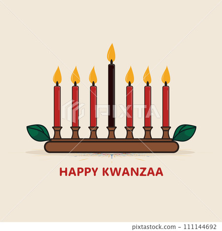 candle icon in flat style,A vibrant depiction of the lighting of the Kinara, with each candle representing one of the Seven Principles Nguzo Saba of Kwanzaa,Happy Kwanzaa celebration candle icon in flat style,A vibrant depiction of the lighting of the Kinara, with each candle representing one of the Seven Principles Nguzo Saba of Kwanzaa,Happy Kwanzaa celebration 111144692