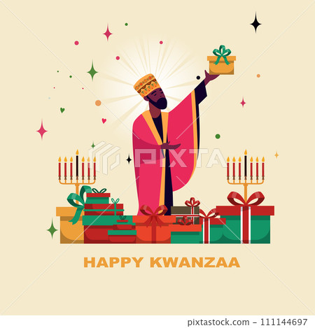 illustration of cute cartoon young couple,A family engaging in reflections and discussions, embodying the principle of self-determination Kujichagulia during Kwanzaa vector style illustration illustration of cute cartoon young couple,A family engaging in reflections and discussions, embodying the principle of self-determination Kujichagulia during Kwanzaa vector style illustration 111144697