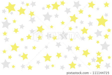 黃色和灰色的星星背景 111144725