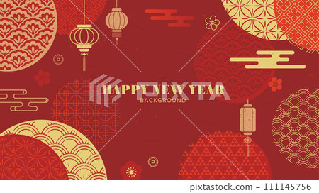 中國新年背景/春季新年設計 111145756
