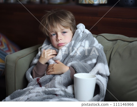 AI-generated content. Sick child , fever cold in baby, fever treatment, body aches, virus, respiratory illness, seasonal illness, kid's care AI-generated content. Sick child , fever cold in baby, fever treatment, body aches, virus, respiratory illness, seasonal illness, kid's care 111146966