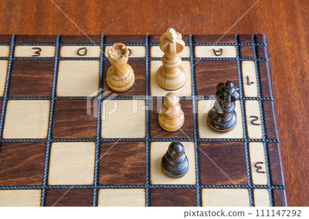 Damiano Mate delivered by queen with some help from pawn 111147292