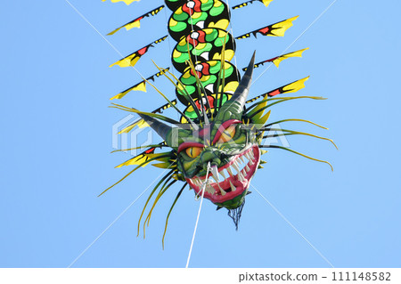 Dragon kite in the sky Dragon kite in the sky 111148582
