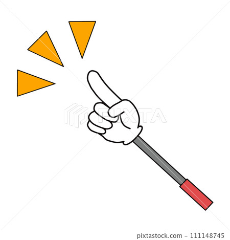 指點桿和強調標記 111148745