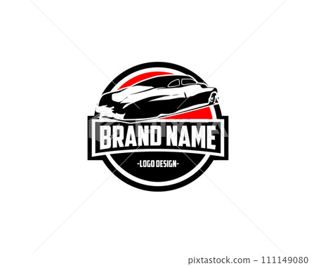 1949 mercury coupe car silhouette logo concept emblem isolated 1949 mercury coupe car silhouette logo concept emblem isolated 111149080