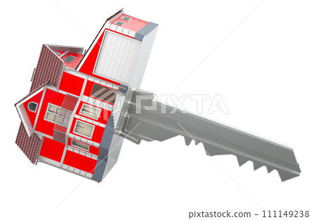 Home key, 3D rendering 111149238