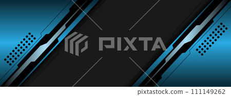 Abstract blue metallic black line circuit cyber with geometric blank space design modern futuristic technology creative background vector Abstract blue metallic black line circuit cyber with geometric blank space design modern futuristic technology creative background vector 111149262