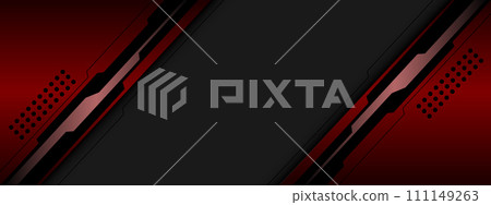 Abstract red metallic black line circuit cyber with geometric blank space design modern futuristic technology creative background vector Abstract red metallic black line circuit cyber with geometric blank space design modern futuristic technology creative background vector 111149263