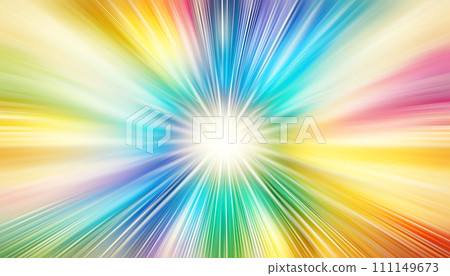 Colorful concentration line 111149673