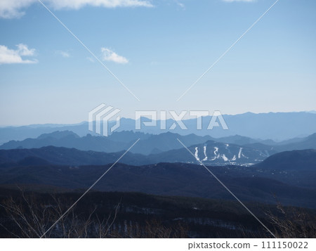 Mt. Myogi seen from Shinshu 111150022