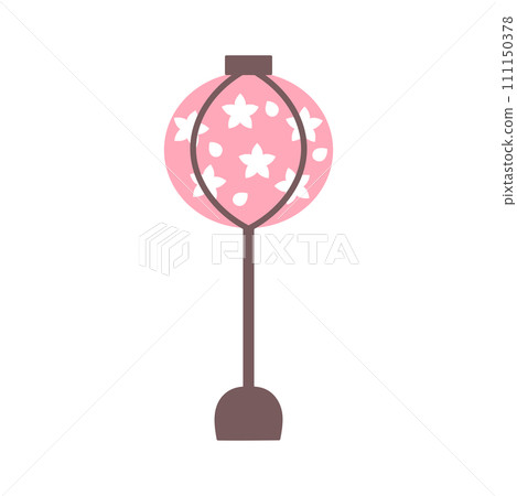 Illustration material of Hinamatsuri lanterns 111150378