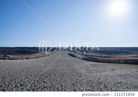 Winter scene of Nakatajima sand dunes Winter scene of Nakatajima sand dunes 111151856