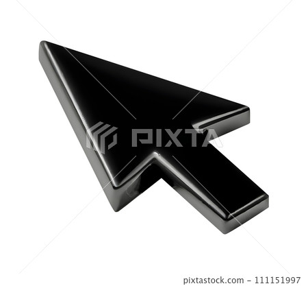 3d computer mouse cursor. arrow icon. Generative AI 111151997