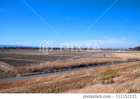 從當地風景區看,冬天的風景,荒川上游 從當地風景區看,冬天的風景,荒川上游 111152135