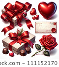 Chocolate illustration set [no text] 111152170