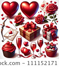 Chocolate illustration set [no text] 111152171