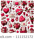 Chocolate illustration set [no text] 111152172