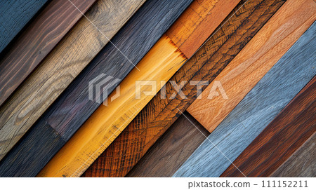 多種顏色和木紋的天然木板 111152211